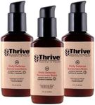 Thrive Natural Care Moisturizing Mineral Face Sunscreen SPF 30, 2 Ounces, Lightweight Moisturizer Broad-Spectrum Natural Face Sunblock with Clear Zinc Oxide & Antioxidants, Vegan Non Greasy, Pack of 3