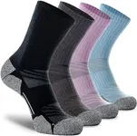 CWVLC Hiking Crew Socks, 4-Pack Men