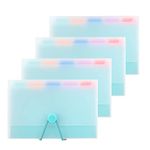 Yoobi | Index Cards in Poly Box | Multicolor | 4 Pack