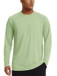 TACVASEN Mens UV Shirt Long Sleeve Lightweight Sun Protection Fishing Tops Outdoor Rash Guard Performance Workout Shirts SPF Shirts for Men