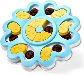 Dog Treat Puzzle Toy - Interactive Treat Puzzle Games for Mind Training & Memory Stimulation - Challenging Pet's Slow Feeder - Smart Treat Feeder, Hide & Slide Entertainment Game for Puppy & Dogs