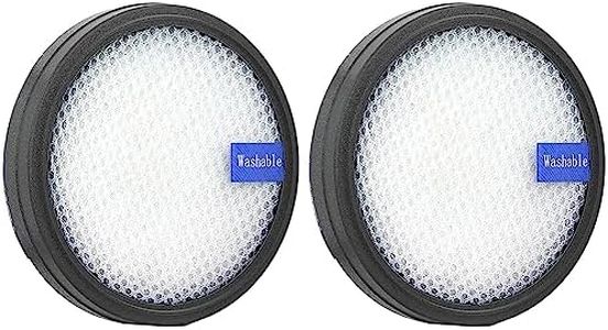 Lot de 2 filtres HEPA lavables, filtres de rechange pour aspirateur sans fil léger pour PRETTYCARE W200 W300 W400