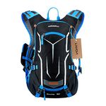 Lixada 18L Water-resistant Breathable Cycling Bicycle Bike Shoulder Backpack Ultralight Outdoor Sports Riding Travel Mountaineering Hydration Water Bag with Rain Cover