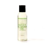 Mystic Moments | Organic Sweet Almond Virgin Carrier Oil 125ml - Pure & Natural Oil Perfect For Hair, Face, Nails, Aromatherapy, Massage and Oil Dilution Vegan GMO Free