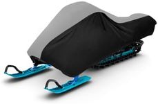 Zenicham Snowmobile Cover, Universal Waterproof Snowmobile Storage Cover for Polaris, Yamaha, Arctic Cat, Skidoo Fits Snowmobiles 130" L x 51" W x 48" H