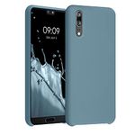 kwmobile Case Compatible with Huawei P20 Case - TPU Silicone Phone Cover with Soft Finish - Arctic Night