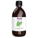 NOW Foods Essential Oils, Peppermint Oil, Invigorating Aromatherapy Scent, Steam Distilled, 100% Pure, Vegan, 16-Ounce
