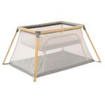 Tutti Bambini Cozee Go 3-in-1 Bassinet, Travel Cot and Playpen - Perfect for Travel and Home Use, Lightweight & Compact and Suitable from Birth - Oak/Charcoal