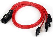 StarTech.com 50cm SFF-8087 to 4X SATA - Internal Mini SAS to SATA Reverse Cable (SAS8087S4R50)