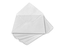 Wanderings Handmade White Deckle Edge Envelope - 5.25x7.25/13 x 18 cm. Package of 25 - for Announcements, Wedding Invitations, Greeting Cards, Crafts - Thick 150 GSM