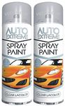 2 x 250ml Clear Lacquer Spray Paint Cans All Purpose Diy Spray Paint clear coat spray paint