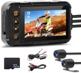 CAMECHO Motorcycle Dash Cam, Waterp