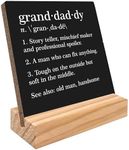 kunlisa Granddaddy Gifts from Grandchildren, Birthday Gifts for Granddaddy, Best Granddaddy Gifts, Granddaddy Father's Day Sign Gifts, Granddaddy Definition Wood Plaque Sign 1093KY-DZMH