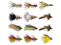 RIO Products Streamer Fly Assortment, Freshwater Fly Fishing Flies for Trout, Multiple Sizes and Colors, 12 Piece Kit