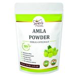 Spierb Amla Powder - 250 gm - Indian Gooseberry Powder – De-seeded Non-Irradiated for Hair Growth NO Preservatives Pure Emblica Officinalis/Amalaki