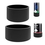 Linkidea Shave Gel Can Rust Holder, Silicone Rubber Shaving Foam Stand Compatible with Most of Shave Gel (M + L Size, 2 Pack)