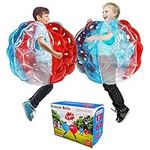 Inflatable Sumo Balls for Kids,Kid Bumper Ball,Giant Human Hamster Knocker Ball Body Zorb Ball for Child Outdoor Team Gaming Play for 6-50 Ages. (24inch 2PCS 3Color)