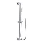 Moen Chrome Eco-Performance Handheld Shower with 30-Inch Slide Bar, 3887EP