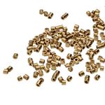 Beadsmith Crimp Tubes, 1.5x1.5mm, 100 Pieces, Gold Plated