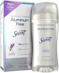 Secret Clinically Proven Aluminum Free Deodorant for Women, Lavender & Chamomile Scent, 2.4 oz