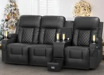 YONISEE 3 Seat Recliner Sofa, Large