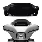 PSLER 5" Wave Windshield Windscreen Wind Splitter for CVO Street Glide FLHXSE,Street Glide FLHX 2023 2024 (Black)