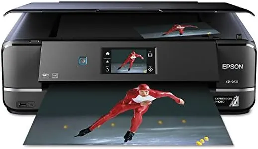 Epson Expression Photo XP-960 Wireless Color Photo Printer with Scanner and Copier, Amazon Dash Replenishment Ready