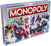 Hasbro Monopoly: Transformers Edition Board Game for 2-6 Players Kids Ages 8 and Up, Includes Autobot and Decepticon Tokens (English), Multicolored, Standard, F1660