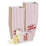 Movie Night Popcorn Boxes for Party (40 Pack) - Paper Popcorn Bucket - Red and White Popcorn Bags, Movie Theater Décor Popcorn Containers, Carnival Circus Party Popcorn Bowls for Popcorn Machine Box