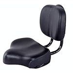 Extra Wide Bike Seat with Backrest 