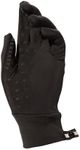 2XU Unisex Run Glove - Lightweight & Durable Running Gloves for All-Weather Comfort - Black/Silver - SIze Large