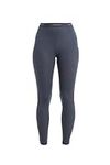 Icebreaker Women's Everyday Gym Leggings - Women Sports & Workout Leggings - 100% Merino Wool Base Layer - Graphite, XL