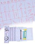 ianjintang Eco-Friendly Reusable No Ink Calligraphy Set Water Writing Magic Paper(6pcs) for Kids/Beginners/Students (46cmx35cm, White)