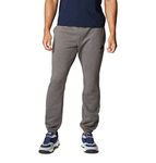 Columbia Men's Trek Jogger, Charcoal Heather/Black Stacked Gem, Large