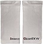 InsectGuard XL - Permethrin Treated Tick & Mosquitoes Insect Repellent Extra Wide 12Ã‚¬� Long Pair of Sleeves/Gaiters (White)