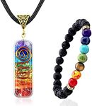 7 Chakra Necklace and Bracelet Set 