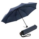 Knirps A.050 Medium Manual Pocket Umbrella - Compact and Storm Proof - Stable - Windproof, navy, Small