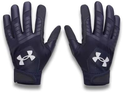 Under Armour Boys' Clean Up Baseball Gloves, (410) Midnight Navy/Midnight Navy/White, Medium