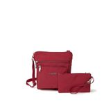 Baggallini Pocket Crossbody Bag With RFID-Protected Wristlet, Apple