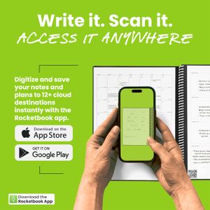 Rocketbook Fusion Reusable A5 Notebook – Grey