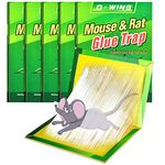 6 Pack Mouse Glue Traps, Large Rat Traps with Enhanced Stickiness, Mouse Traps Can Catch All Kinds of Rodent pests, Easy to Set and Use, Sticky Pad Board for House Indoor and Outdoor