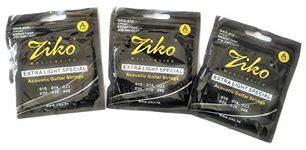 Ziko Acoustic Guitar Strings (Pack Of 3)