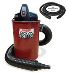 LUMBER JACK 50L Dust Extractor Work Shop Vac Vacuum with 1100W Motor 2M Hose Woodworking Chip Collector 240V Includes 5 Piece Reducer Set