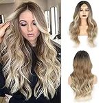 Golden Blonde 26 Inches Wig with Lo