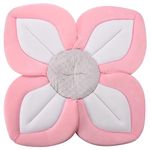 Tranquil Beauty Blooming Bath Lotus Bath Seat Pink - Plush Baby Bath Sink Bathtub Flower Seat Cushion for Newborn, Baby Bathing Products Support Pillow Tub - Washer Safe & Collapsible