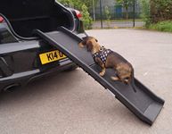 St Helens Home & Garden Foldable Portable Dog Ramp For Cars, Vans, Large and Small Dogs, Light Weight, Anti Slip Surface, Easy Set Up, Wipe Clean