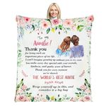 VICTERR Auntie Gifts, 50"x60" Soft Flannel Blanket, Best Auntie Gifts, Skin-Friendly and Comfortable Throws