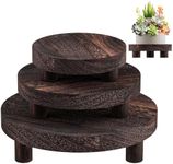 3 Pcs Wood Plant Stand Indoor Outdo