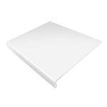 250mm White UPVC Window Board/Cill Cover 1.25m Long 9mm Thick Plastic Window Sill Capping