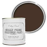 Evelyn Grant Chalk Furniture Paint | 500ml in 30+ Colours | Ultra-Premium Protection for Furniture & Cupboard | Interior & Exterior Wood Paint | Vintage Chalky Matt Finish (Dark Brown)